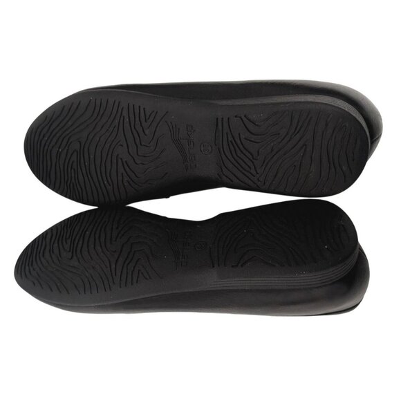 Dansko Womens Lorri Black Tumbled Leather Loafers 2043500200 Size 8